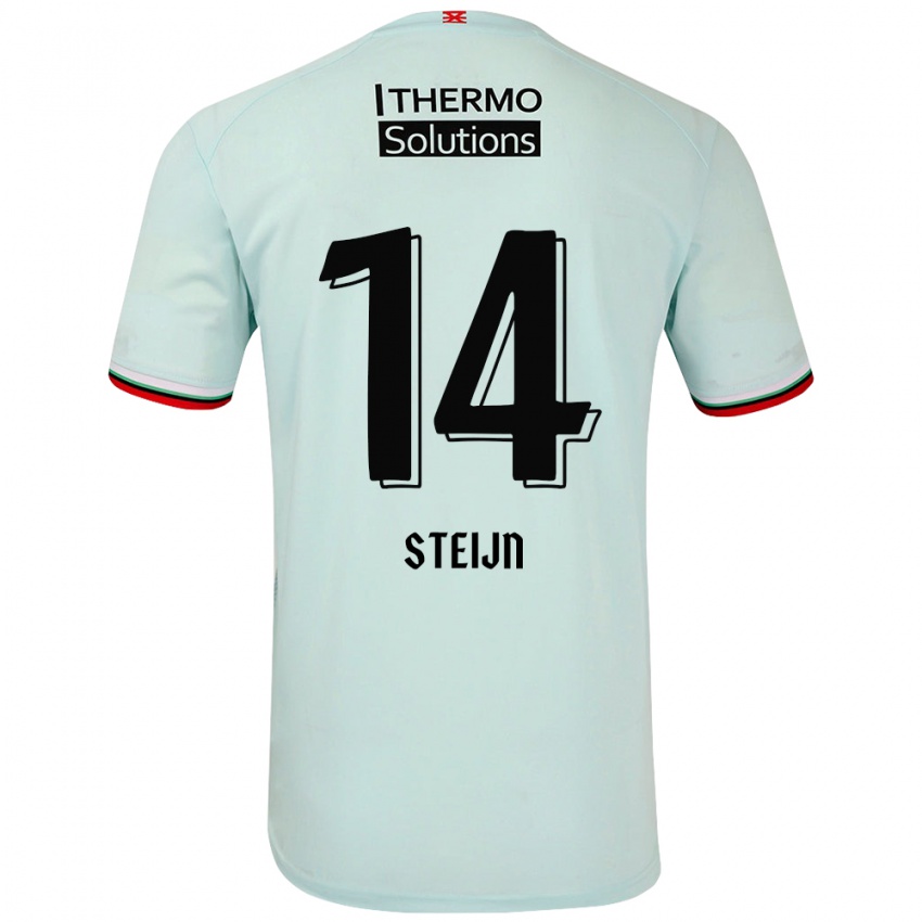 Heren Sem Steijn #14 Lichtgroen Uitshirt Uittenue 2024/25 T-Shirt België