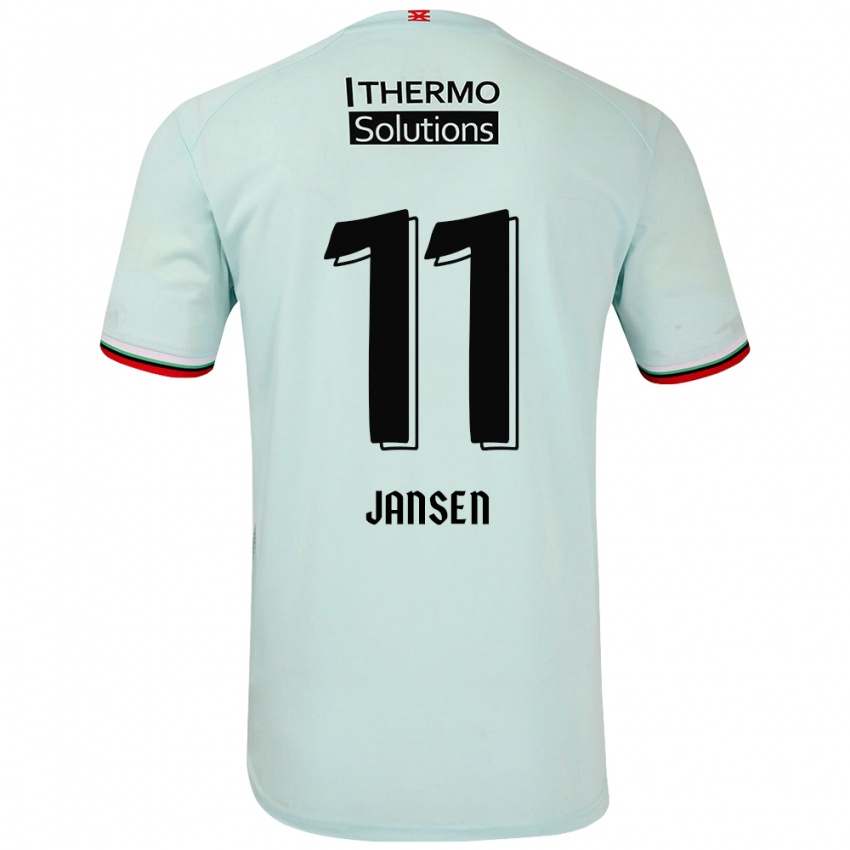 Heren Renate Jansen #11 Lichtgroen Uitshirt Uittenue 2024/25 T-Shirt België