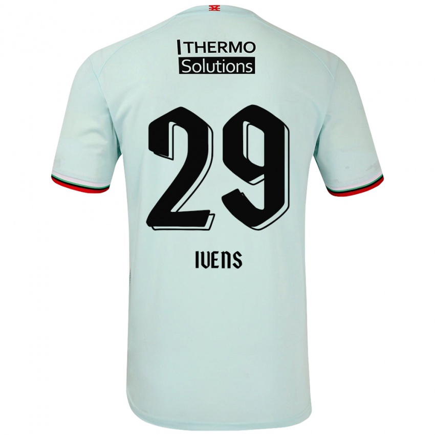 Heren Rose Ivens #29 Lichtgroen Uitshirt Uittenue 2024/25 T-Shirt België