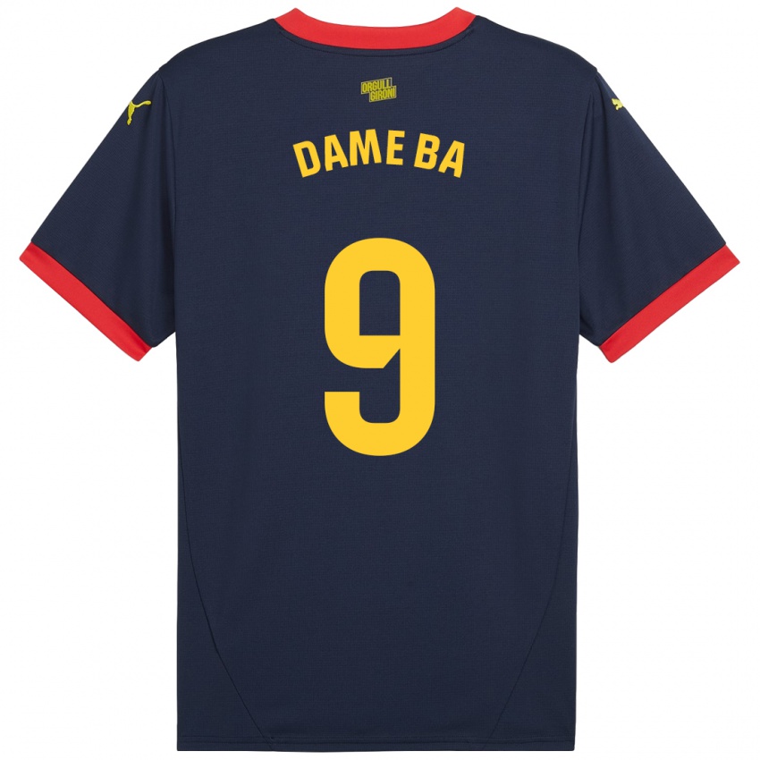 Heren Papa Dame Ba #9 Marineblauw Uitshirt Uittenue 2024/25 T-Shirt België