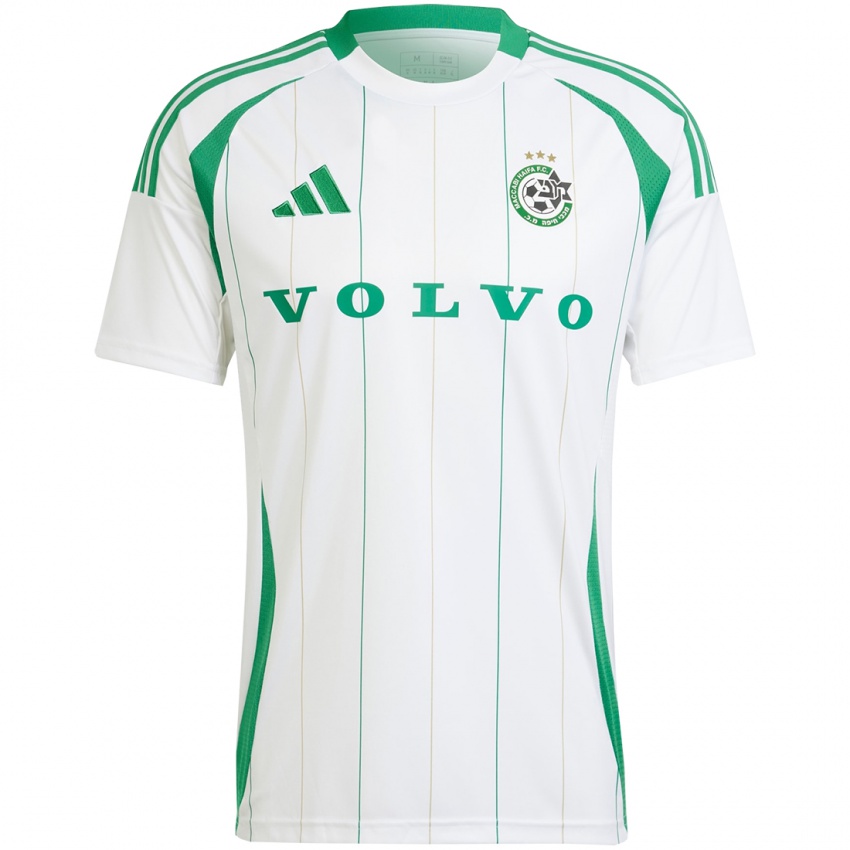 Heren Aviel Zargary #0 Witgroen Uitshirt Uittenue 2024/25 T-Shirt België