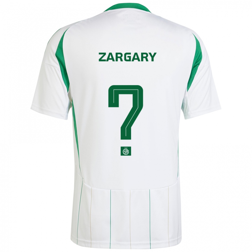 Heren Aviel Zargary #0 Witgroen Uitshirt Uittenue 2024/25 T-Shirt België