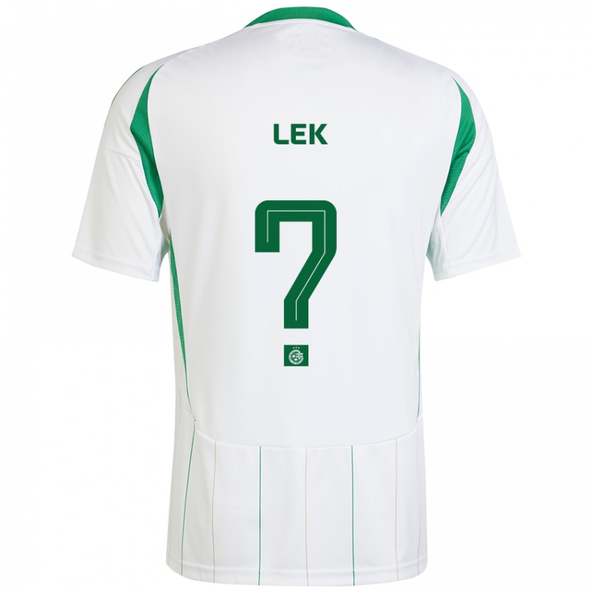 Heren Einan Lek #0 Witgroen Uitshirt Uittenue 2024/25 T-Shirt België