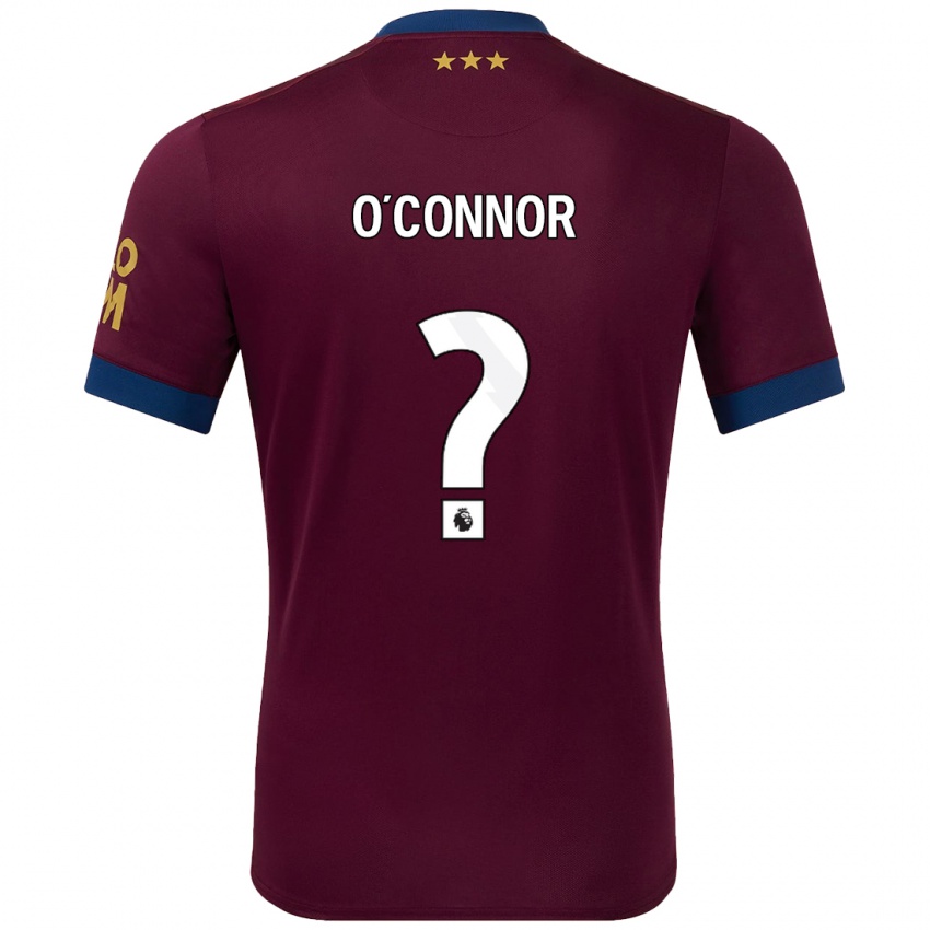 Heren Daniel O'connor #0 Bruin Uitshirt Uittenue 2024/25 T-Shirt België