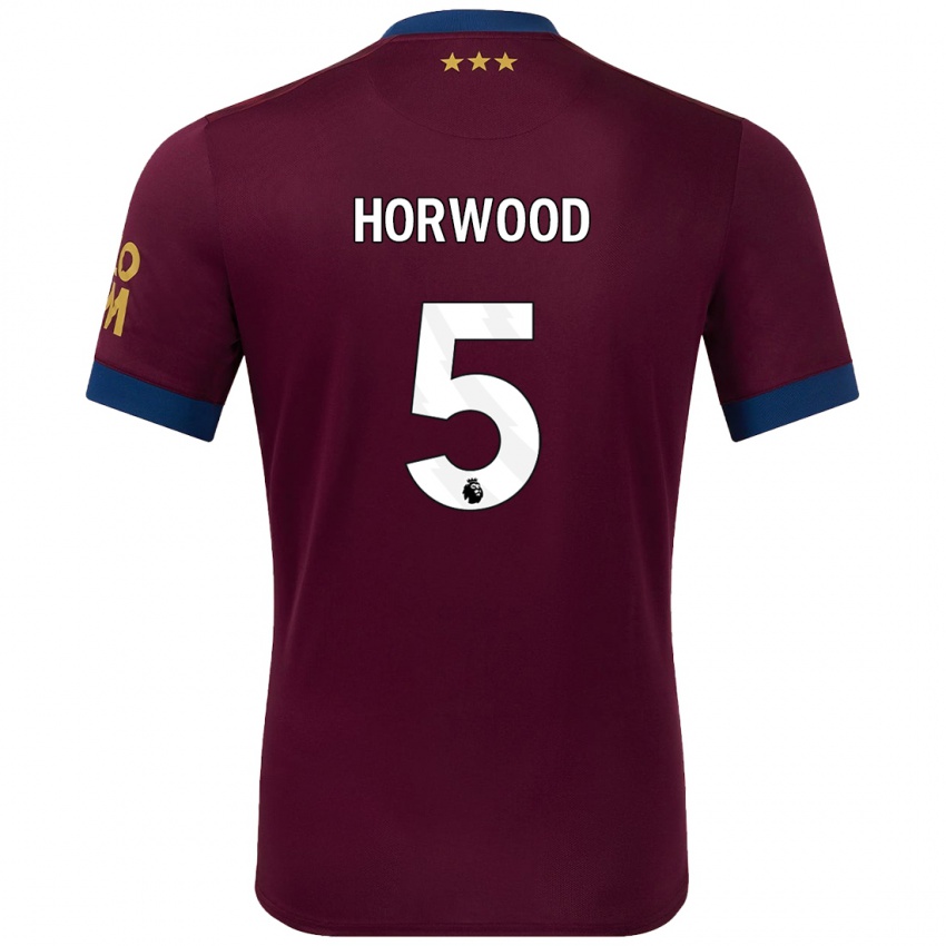 Herren Bonnie Horwood #5 Braun Auswärtstrikot Trikot 2024/25 T-Shirt Belgien