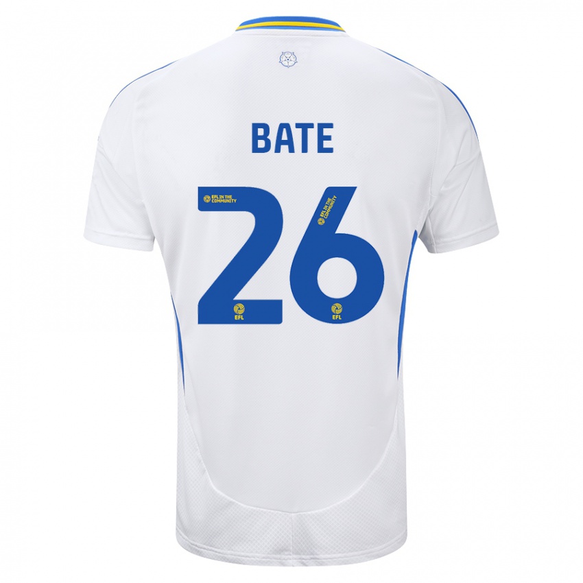 Dames Lewis Bate #26 Wit Blauw Thuisshirt Thuistenue 2024/25 T-Shirt België