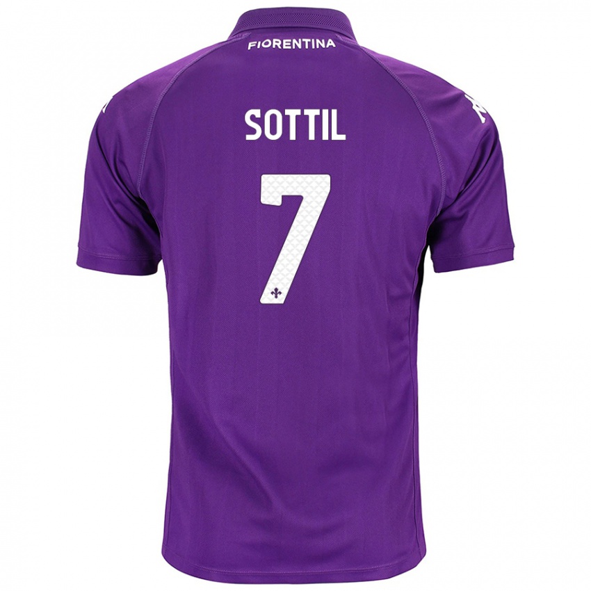 Damen Riccardo Sottil #7 Violett Heimtrikot Trikot 2024/25 T-Shirt Belgien