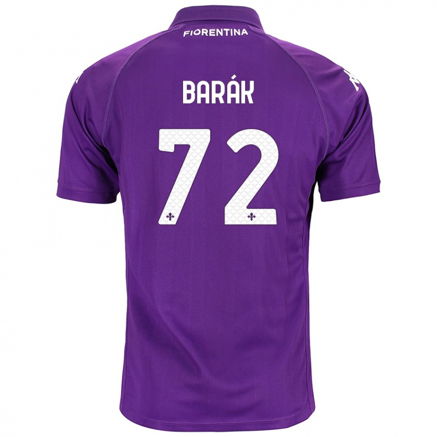 Damen Antonin Barak #72 Violett Heimtrikot Trikot 2024/25 T-Shirt Belgien