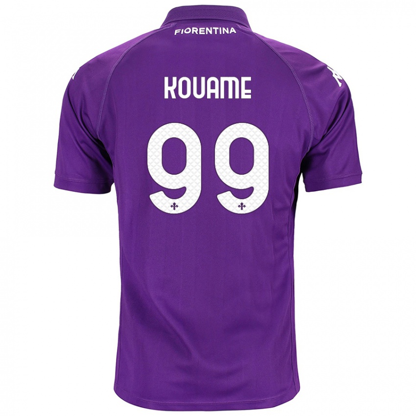 Dames Christian Kouame #99 Paars Thuisshirt Thuistenue 2024/25 T-Shirt België