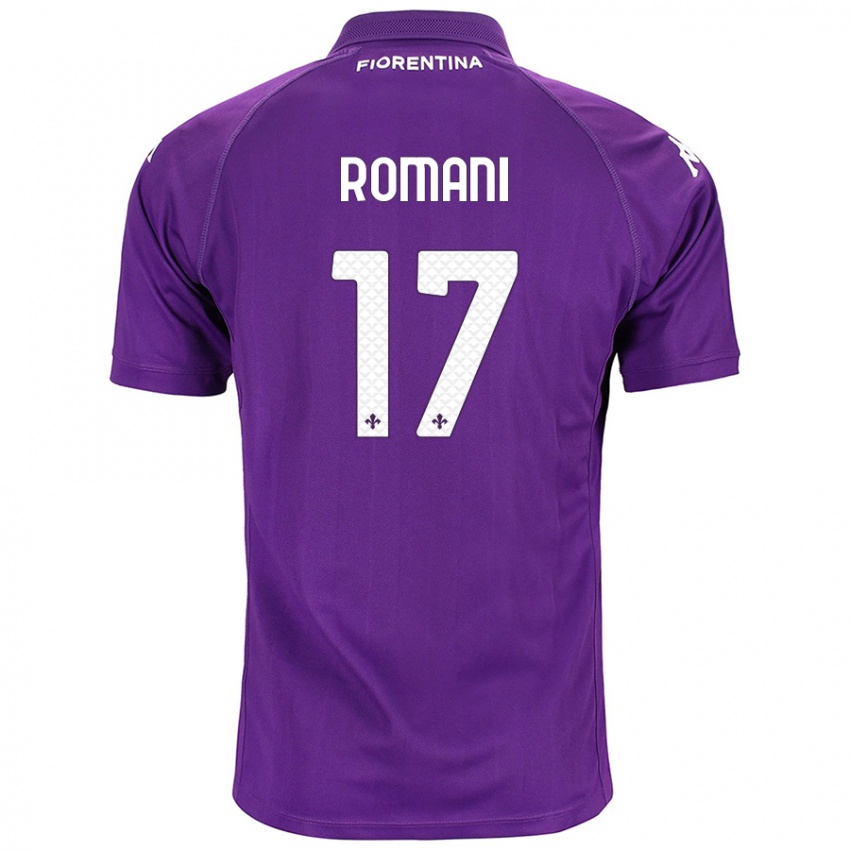 Damen Lorenzo Romani #17 Violett Heimtrikot Trikot 2024/25 T-Shirt Belgien