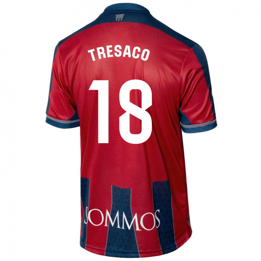 Dames Rafa Tresaco #18 Rood Blauw Thuisshirt Thuistenue 2024/25 T-Shirt België