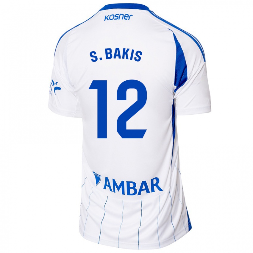 Dames Sinan Bakış #12 Rood Wit Thuisshirt Thuistenue 2024/25 T-Shirt België