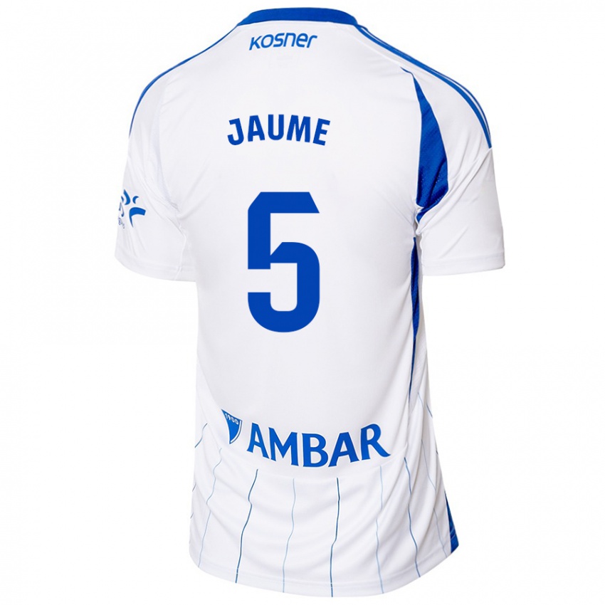 Femme Maillot Jaume Grau #5 Rouge Blanc Tenues Domicile 2024/25 T-Shirt Belgique