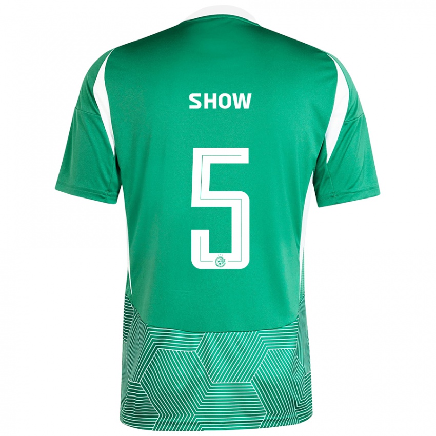 Dames Show #5 Groen Wit Thuisshirt Thuistenue 2024/25 T-Shirt België