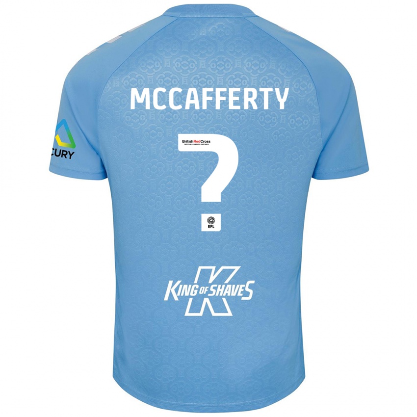 Dames Lewys Mccafferty #0 Blauw Wit Thuisshirt Thuistenue 2024/25 T-Shirt België