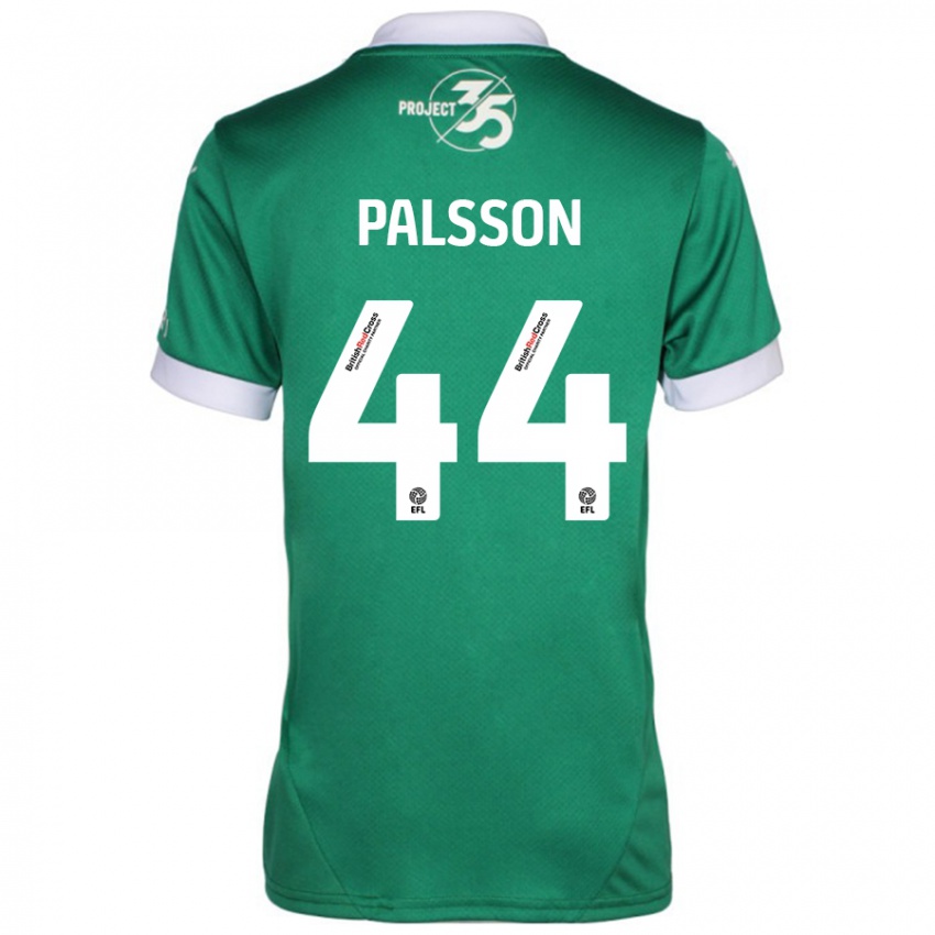 Dames Victor Pálsson #44 Groen Wit Thuisshirt Thuistenue 2024/25 T-Shirt België