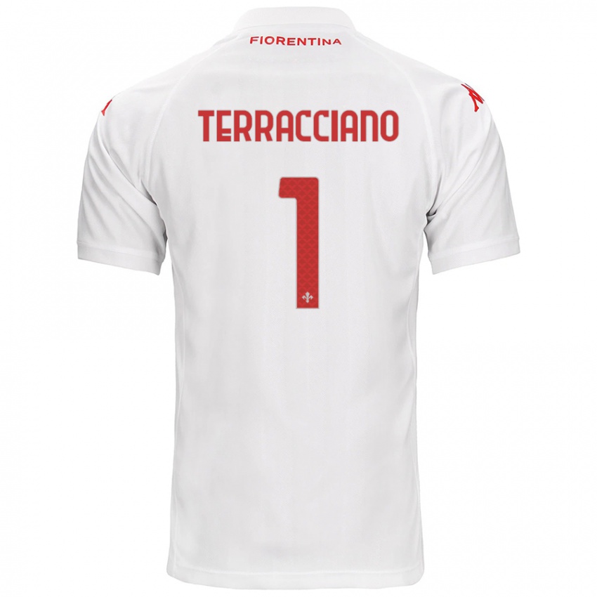 Dames Pietro Terracciano #1 Wit Uitshirt Uittenue 2024/25 T-Shirt België