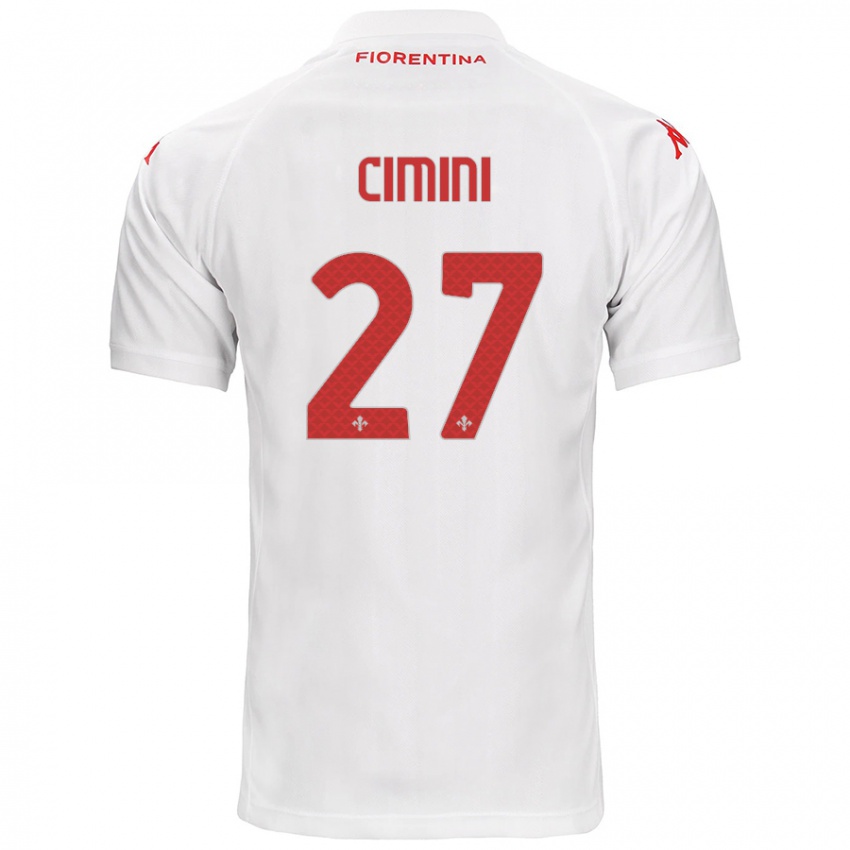 Dames Linda Tucceri Cimini #27 Wit Uitshirt Uittenue 2024/25 T-Shirt België