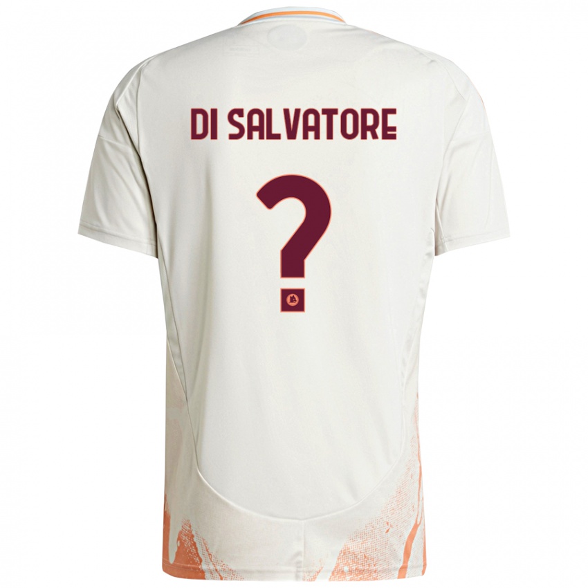 Femme Maillot Diego Di Salvatore #0 Crème Blanc Orange Tenues Extérieur 2024/25 T-Shirt Belgique