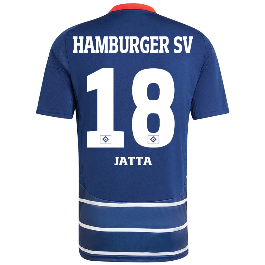 Dames Bakery Jatta #18 Donkerblauw Uitshirt Uittenue 2024/25 T-Shirt België