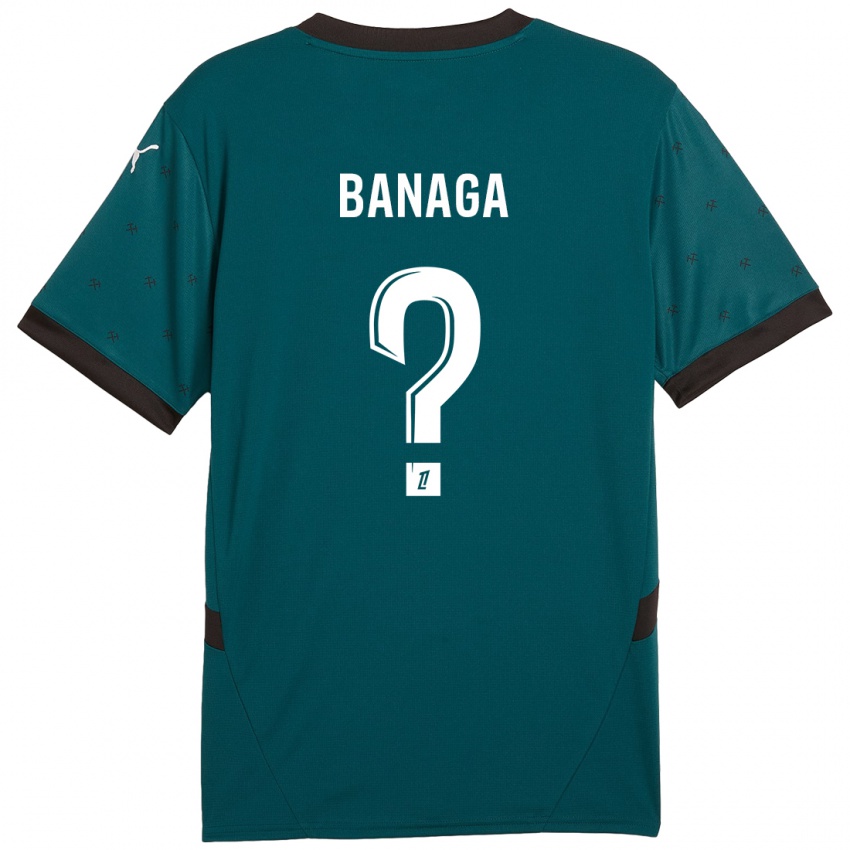 Dames Mathéssendé Baud Banaga #0 Donkergroen Uitshirt Uittenue 2024/25 T-Shirt België