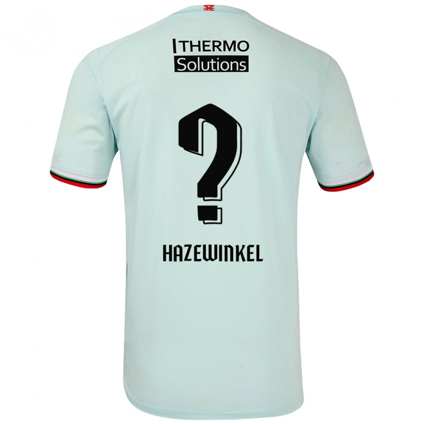 Dames Ruben Hazewinkel #0 Lichtgroen Uitshirt Uittenue 2024/25 T-Shirt België