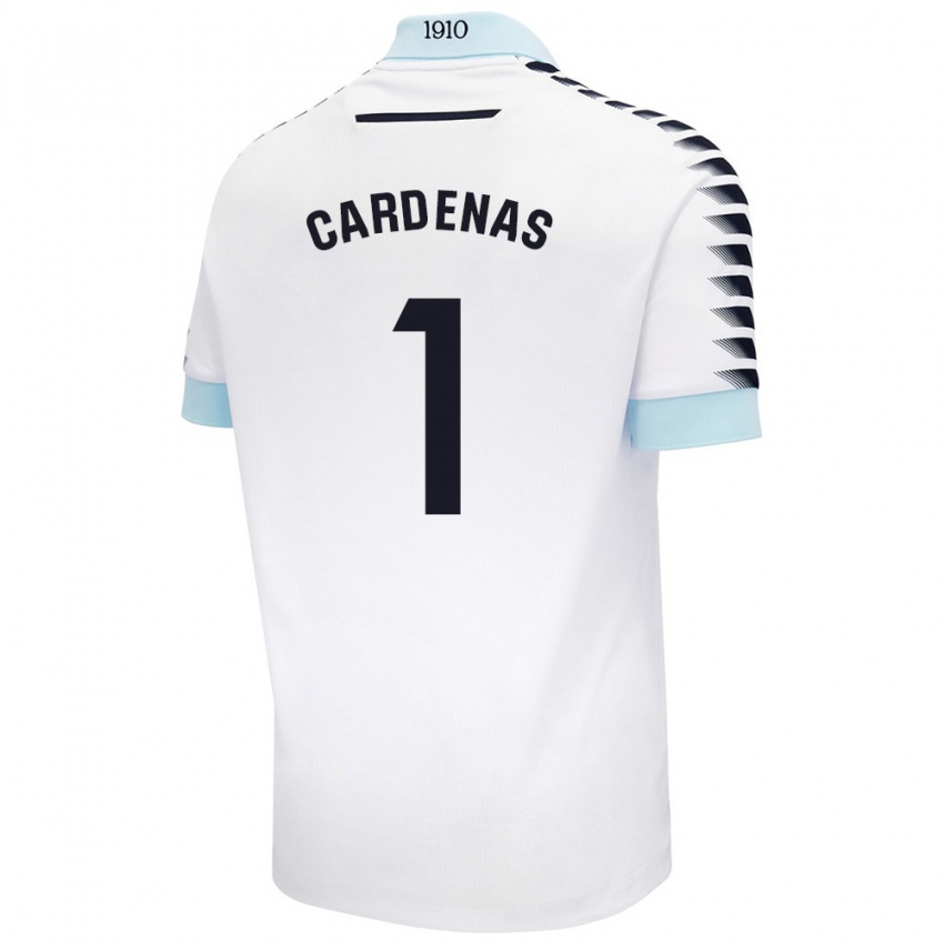 Dames Raquel Cárdenas #1 Wit Blauw Uitshirt Uittenue 2024/25 T-Shirt België