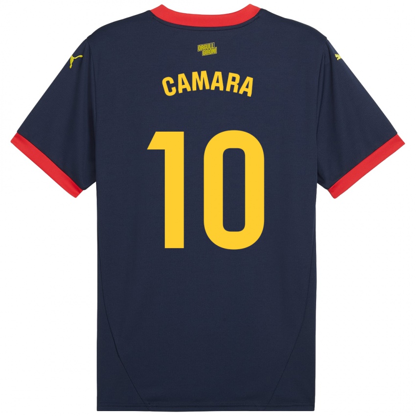 Damen Dawda Camara #10 Marinerot Auswärtstrikot Trikot 2024/25 T-Shirt Belgien