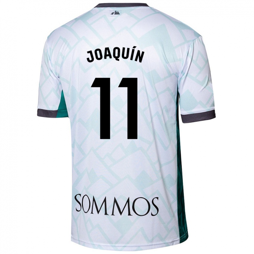 Dames Joaquin Munoz #11 Wit Groen Uitshirt Uittenue 2024/25 T-Shirt België