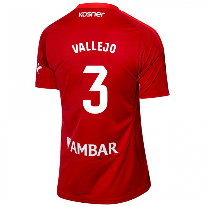 Dames Jaime Vallejo #3 Wit Blauw Uitshirt Uittenue 2024/25 T-Shirt België