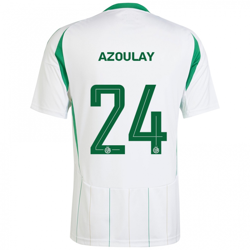 Dames Ethane Azoulay #24 Witgroen Uitshirt Uittenue 2024/25 T-Shirt België