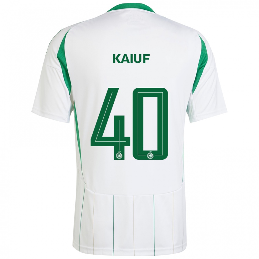 Dames Sharif Kaiuf #40 Witgroen Uitshirt Uittenue 2024/25 T-Shirt België