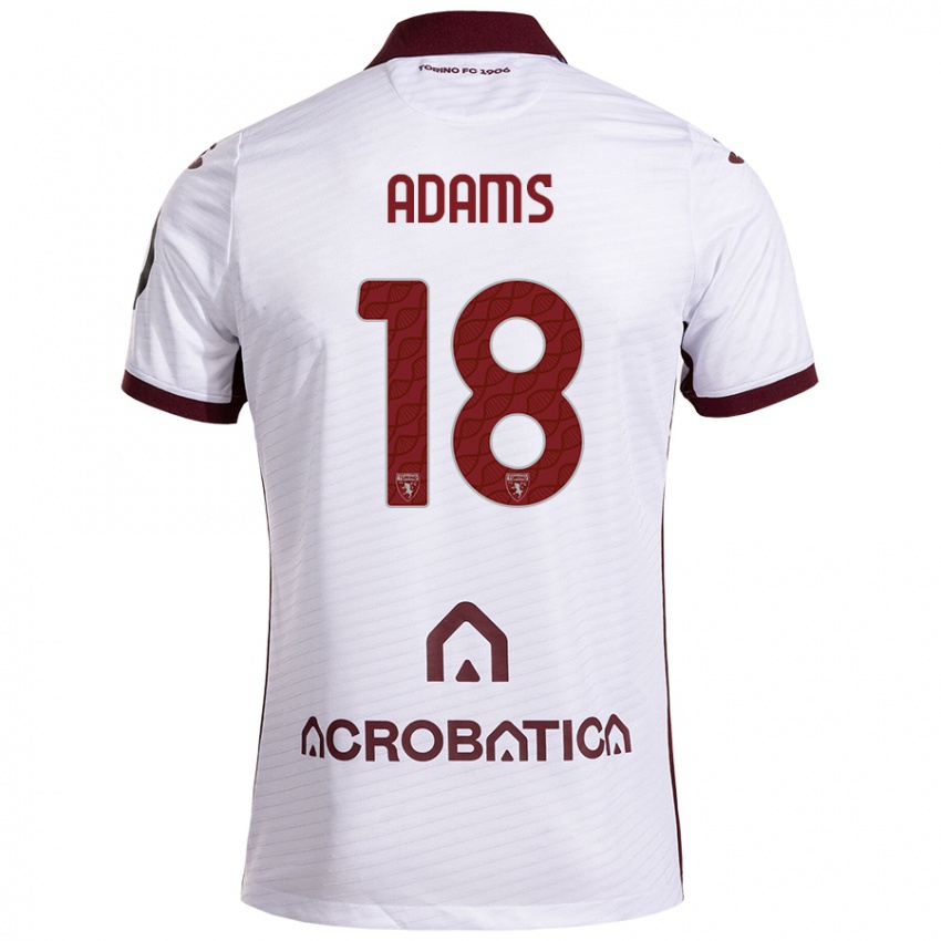 Dames Che Adams #18 Wit Kastanjebruin Uitshirt Uittenue 2024/25 T-Shirt België