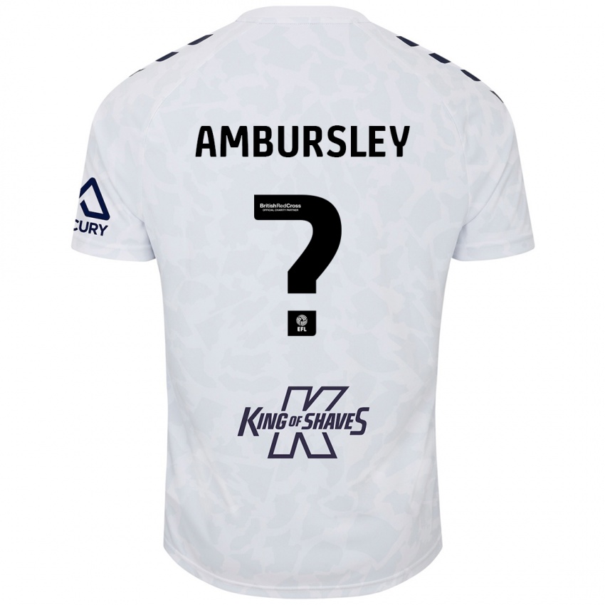 Dames Conrad Ambursley #0 Wit Uitshirt Uittenue 2024/25 T-Shirt België