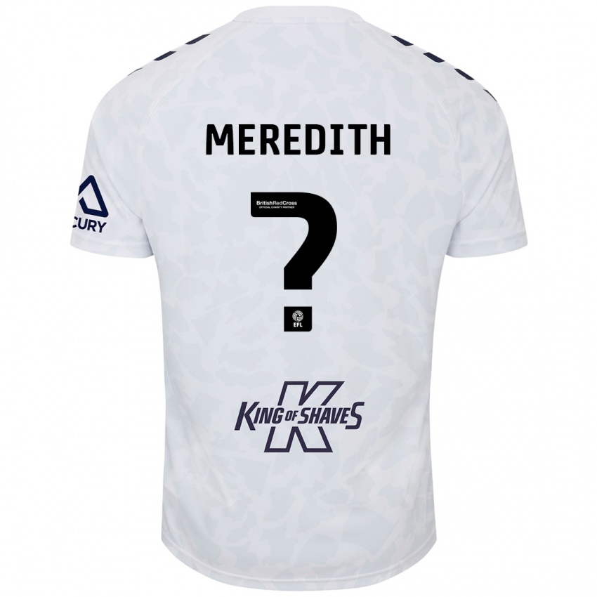 Dames Eliot Meredith #0 Wit Uitshirt Uittenue 2024/25 T-Shirt België