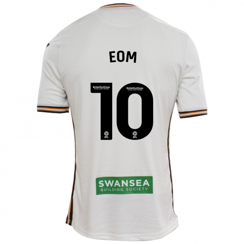 Kinderen Ji-Sung Eom #10 Wit Thuisshirt Thuistenue 2024/25 T-Shirt België