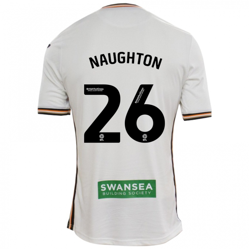 Kinderen Kyle Naughton #26 Wit Thuisshirt Thuistenue 2024/25 T-Shirt België