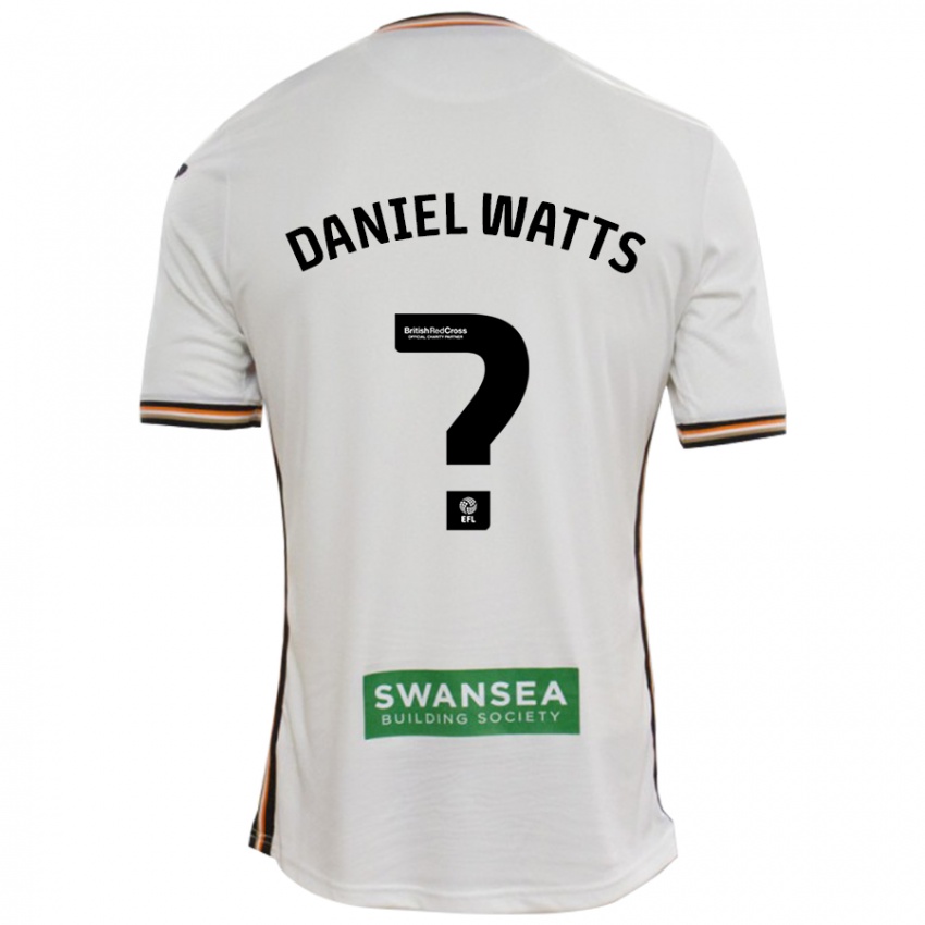 Kinderen Daniel Watts #0 Wit Thuisshirt Thuistenue 2024/25 T-Shirt België