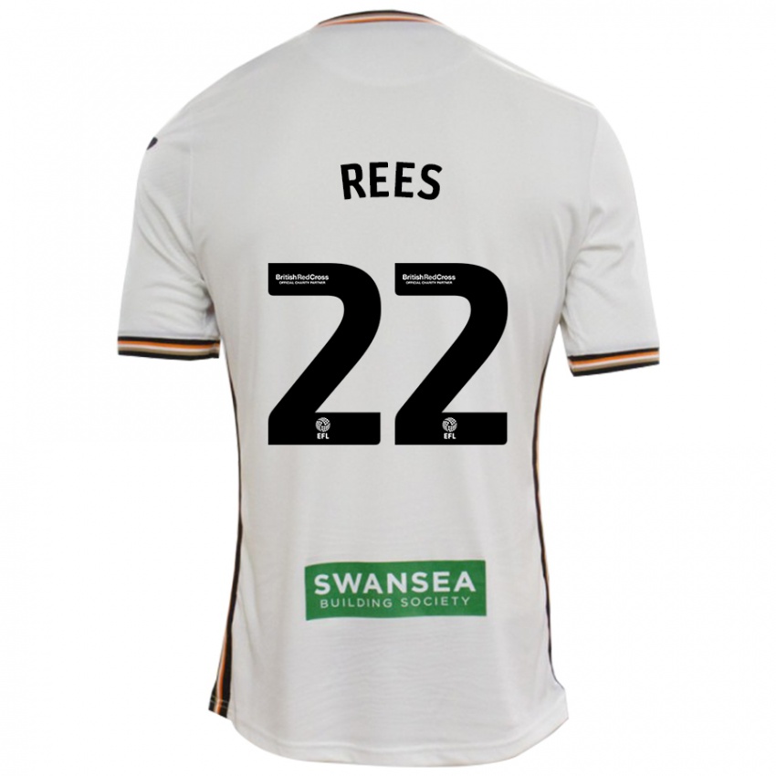 Kinder Nia Rees #22 Rot Weiß Heimtrikot Trikot 2024/25 T-Shirt Belgien