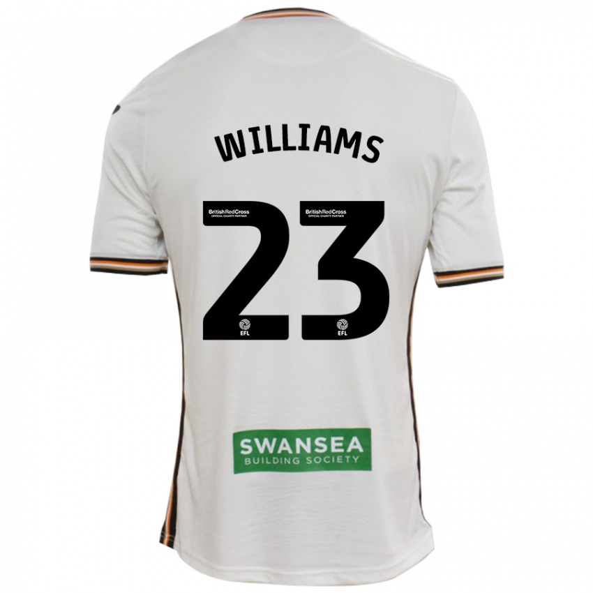 Kinderen Jessica Williams #23 Wit Thuisshirt Thuistenue 2024/25 T-Shirt België