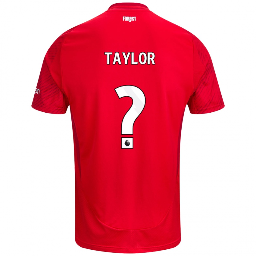 Kinderen Dale Taylor #0 Rood Wit Thuisshirt Thuistenue 2024/25 T-Shirt België