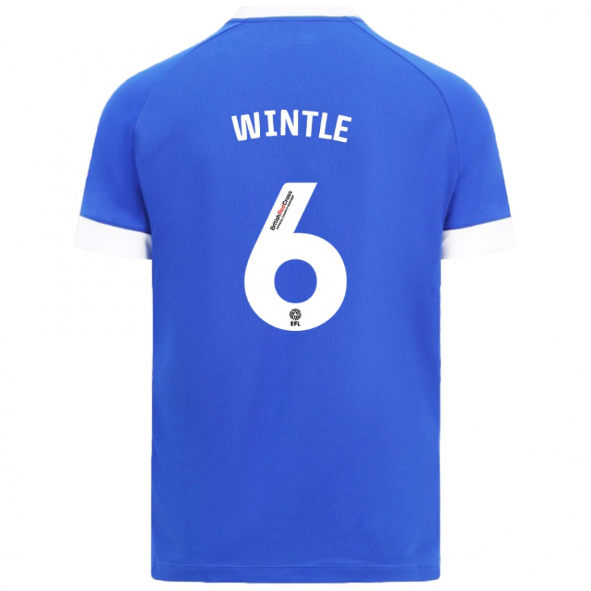 Kinderen Ryan Wintle #6 Hemelsblauw Thuisshirt Thuistenue 2024/25 T-Shirt België