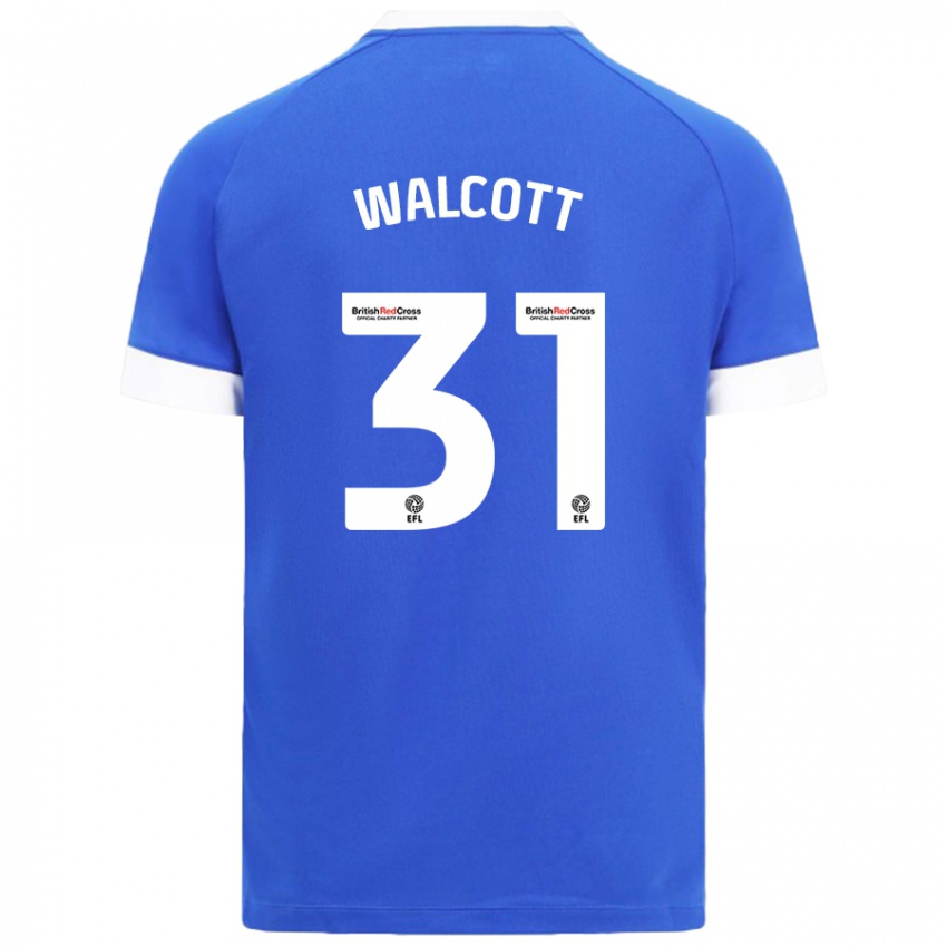 Kinderen Malachi Fagan Walcott #31 Hemelsblauw Thuisshirt Thuistenue 2024/25 T-Shirt België