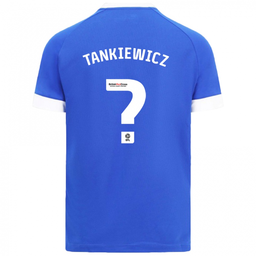 Kinderen Rob Tankiewicz #0 Hemelsblauw Thuisshirt Thuistenue 2024/25 T-Shirt België