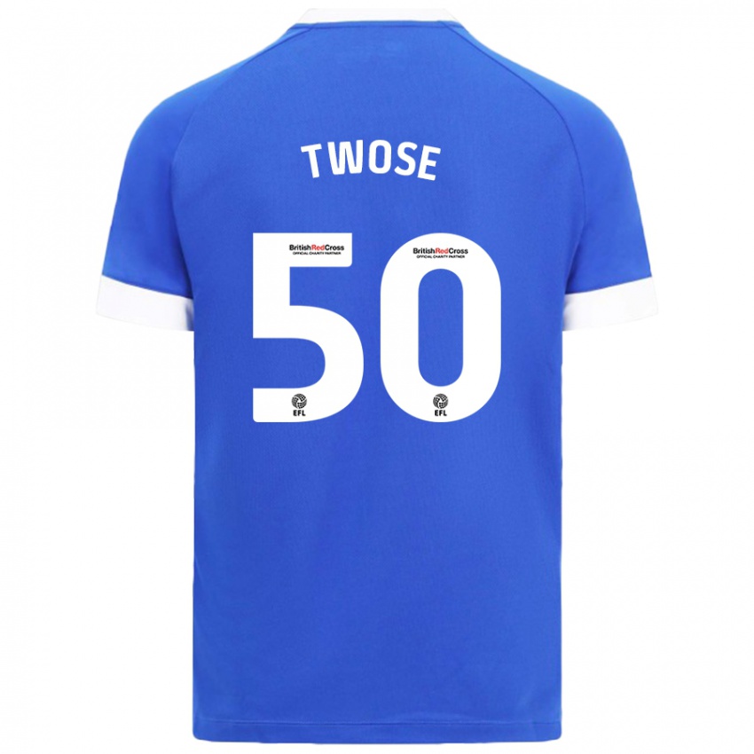 Kinder Cody Twose #50 Himmelblau Heimtrikot Trikot 2024/25 T-Shirt Belgien