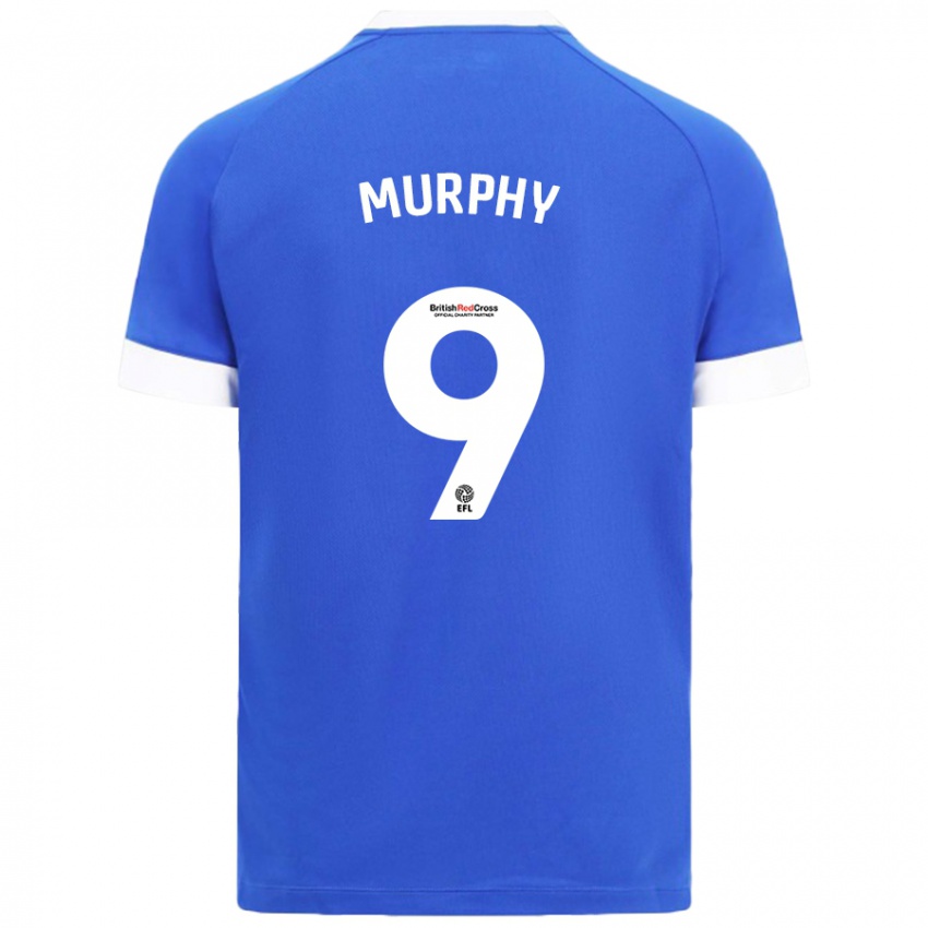 Kinderen Alana Murphy #9 Hemelsblauw Thuisshirt Thuistenue 2024/25 T-Shirt België