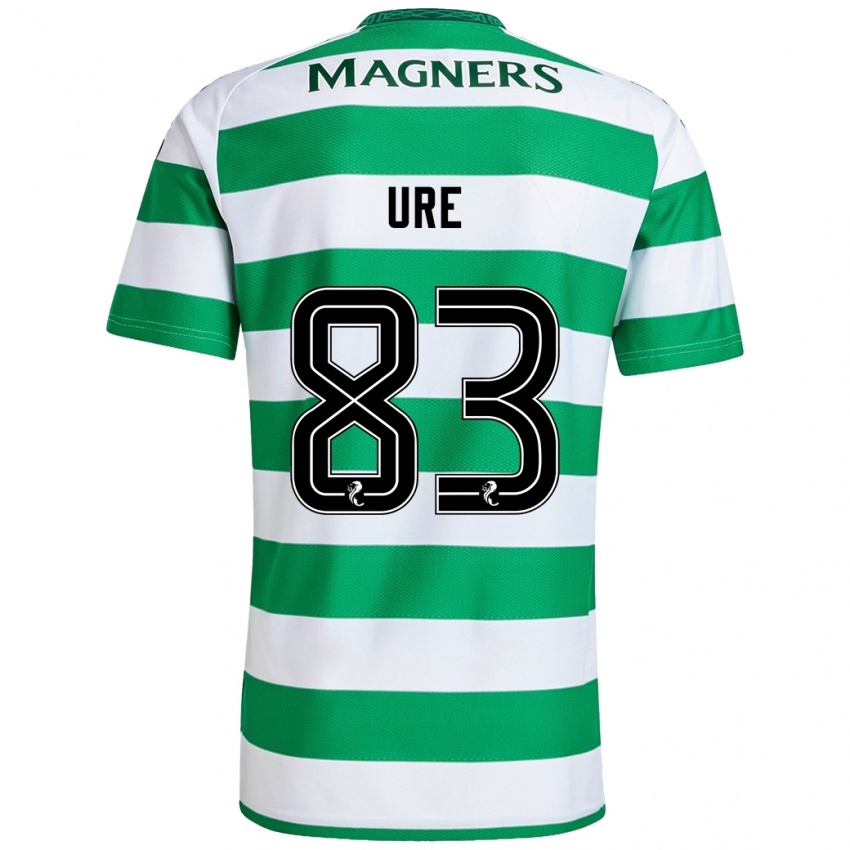 Kinderen Kyle Ure #83 Groen Wit Thuisshirt Thuistenue 2024/25 T-Shirt België