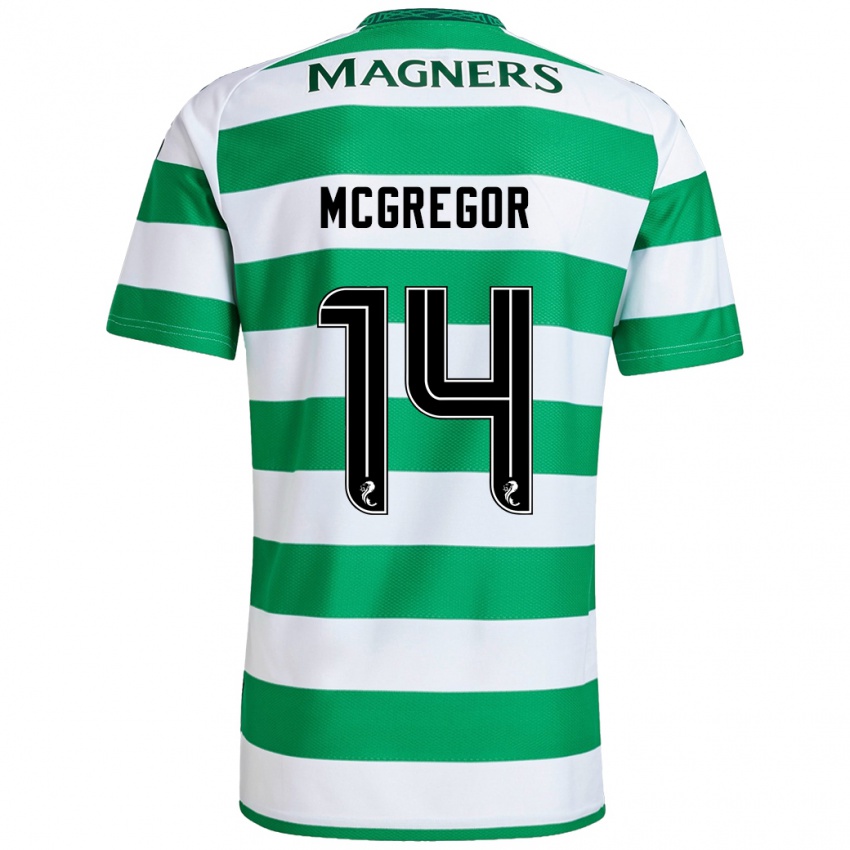 Kinderen Shannon Mcgregor #14 Groen Wit Thuisshirt Thuistenue 2024/25 T-Shirt België