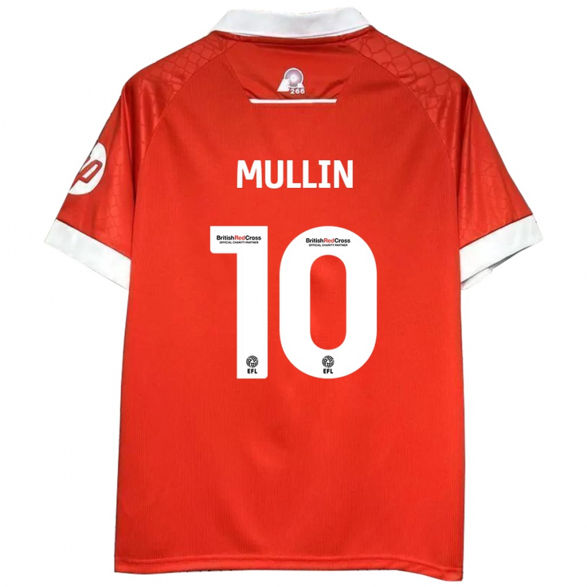 Kinderen Paul Mullin #10 Rood Wit Thuisshirt Thuistenue 2024/25 T-Shirt België