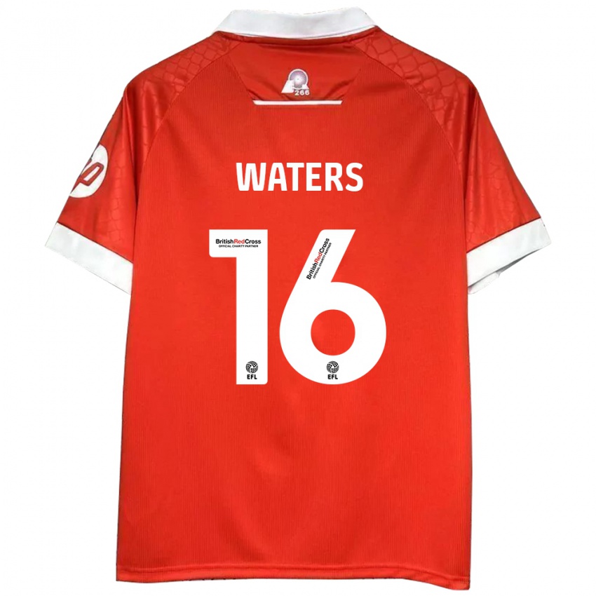 Kinderen Billy Waters #16 Rood Wit Thuisshirt Thuistenue 2024/25 T-Shirt België